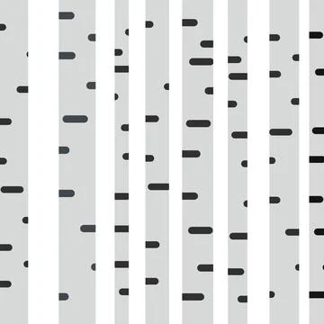 Birch flat illustration on white background Stock Illustration