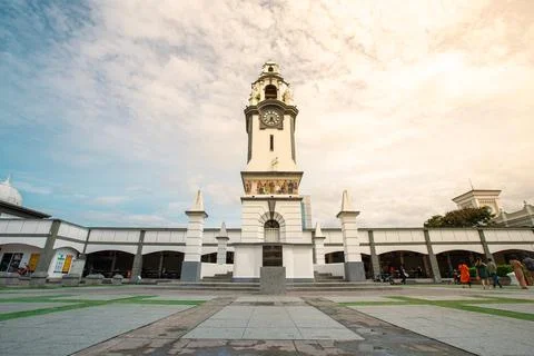Birch Memorial Clock Tower in Ipoh, Perak, Malaysia. Ipoh landmark icon. Stock Photos