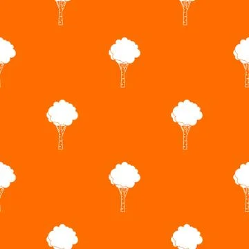 Birch pattern seamless Stock Illustration