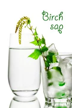 Birch sap Stock Illustration