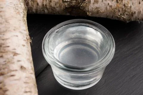 Birch sap Stock Photos