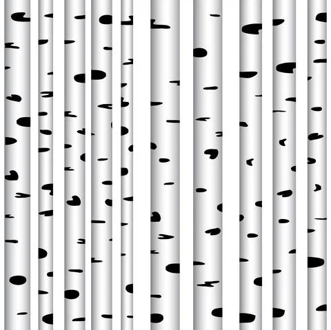 Birch theme Stock Illustration