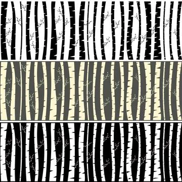 Birch tree Stock Illustration