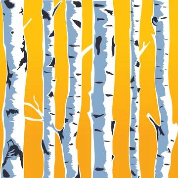 Birch tree Stock Illustration