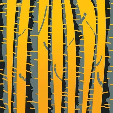 Birch tree Stock Illustration