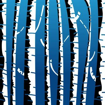 Birch tree Stock Illustration