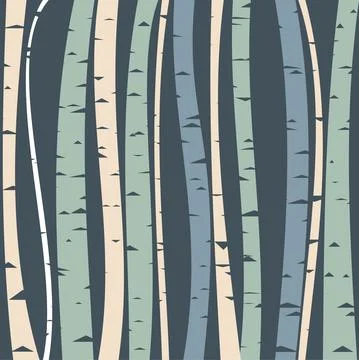 Birch trees background 스톡 일러스트