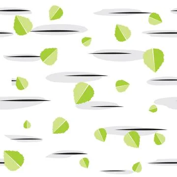 Birch trees background Stock-Illustration