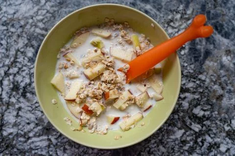 Birchermesli 스톡 사진