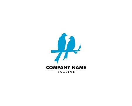 Bird Abstract Logo design vector design Stock Illustration