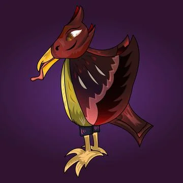 Bird art illustration Stock Illustration