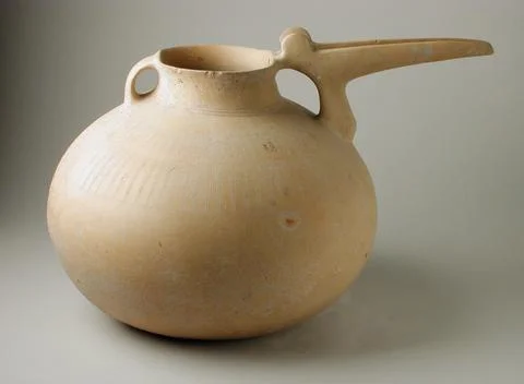Bird-beak Libation Vessel. 8th-6th century B.C.. Furnishings; Serviceware. .. Stock Photos