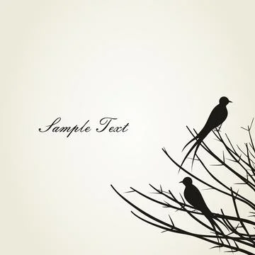 Bird on a branch 스톡 사진