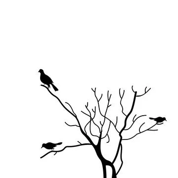 Bird on a branch Stock Photos
