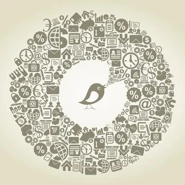 Bird business 스톡 사진