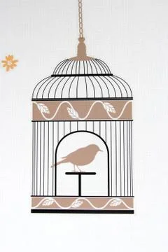 Bird cage Stock Photos