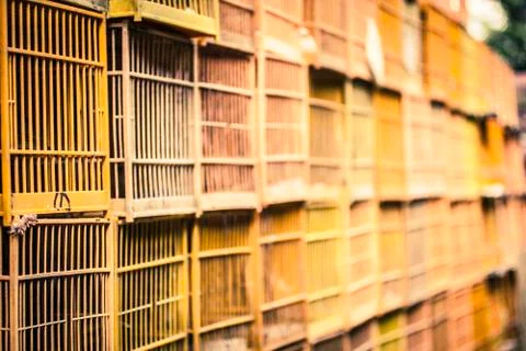Bird cages Stock Photos