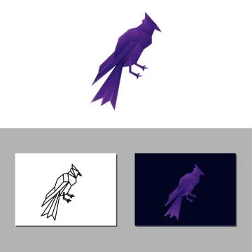 Bird colorful vector design template illustration Stock Illustration