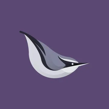 Bird Cute Icon Stock Illustration