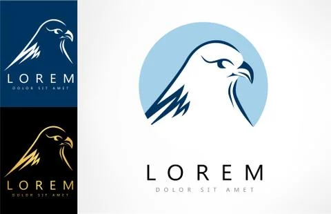 Bird dove logo Stock Illustration