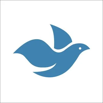 Bird Dove Logo Template vector illustration Stock Illustration