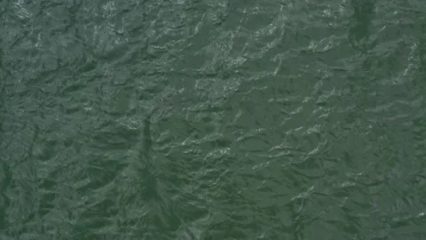 Bird eye perspective showing a bit of water from the same point of view Stock Footage 142755379