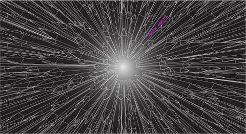 Bird Eye View Abstract sharp 3d Illustration vector Stock Illustration