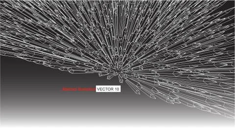 Bird Eye View Abstract sharp 3d Illustration vector Stock Illustration