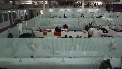 Bird eye view of textile factory in Pakistan (5) Stock Footage 199244128