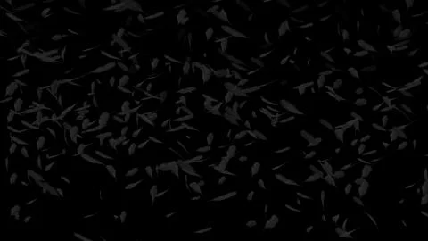 Bird feathers fall in a continuous stream. Original abstract background on th Illustrazione stock