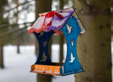 Bird feeder Stock Photos
