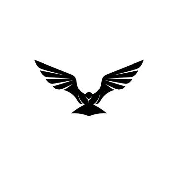 Bird fly  Logo Template vector illustration Stock Illustration