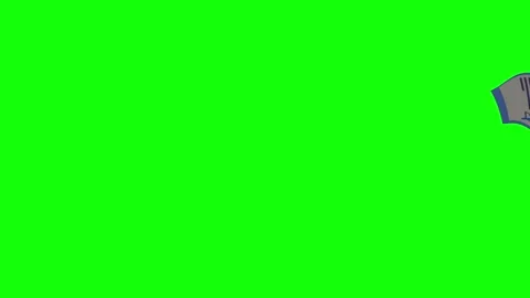Bird Flying on Green Screen Chroma Key Background Video stock 337166091