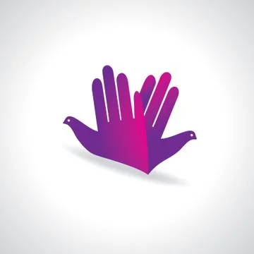 Bird flying Stock Illustration