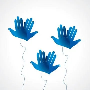 Bird flying Stock Illustration