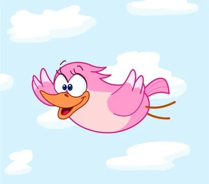 Bird flying Stock Illustration