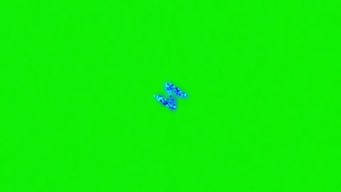 Bird Flying with Sky - Chroma Key Green Screen Footage Stock Footage 337045666