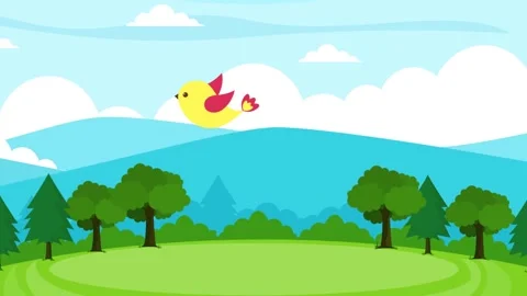 Bird Flying in the Sky Stock Footage 246146701