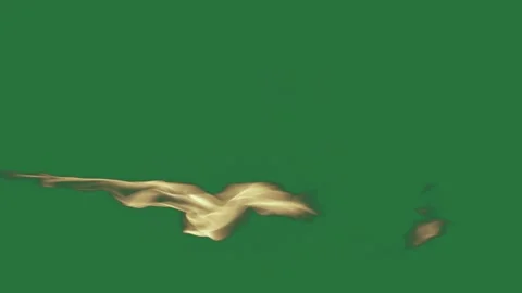 A bird flying through the air isolated on green screen background Vidéo 336968600