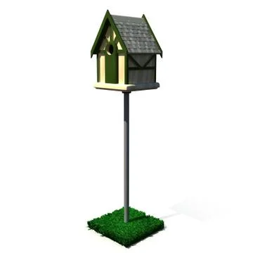 Bird House Stock Illustration