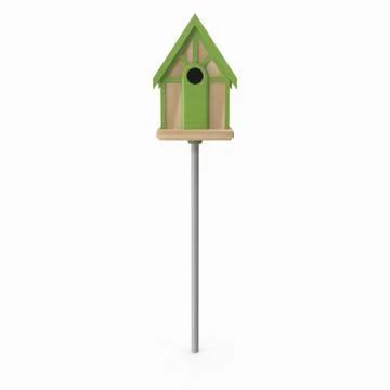 Bird House Stock Illustration