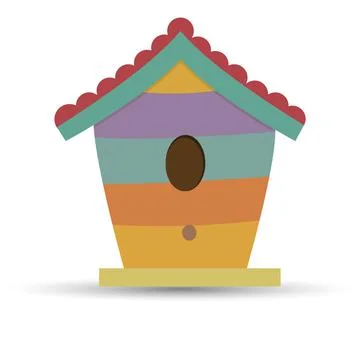 Bird house Stock Illustration