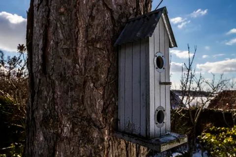 Bird house Stock-Fotos