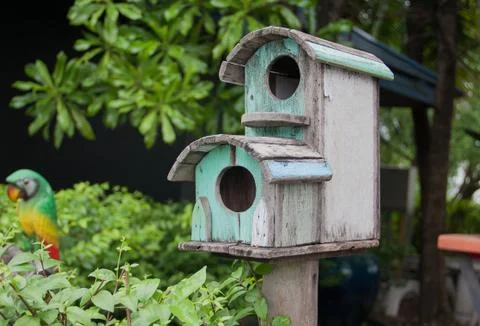 Bird house Stock Photos