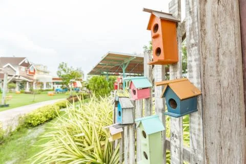 Bird house Stock Photos