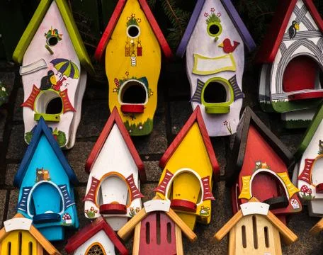 Bird houses Stock Photos