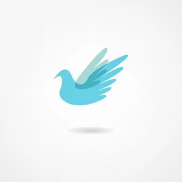 Bird icon Stock Illustration