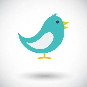 Bird icon Stock Illustration