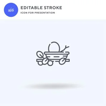 Bird icon vector, filled flat sign, solid pictogram isolated on white, logo Stock Illustration