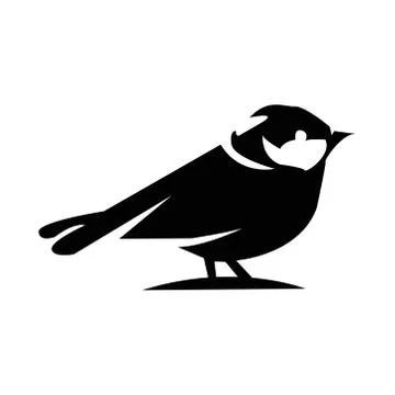 Bird icon on a white background Stock Illustration